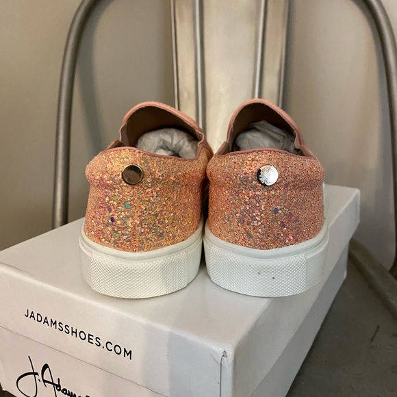 J.Adams sneaker, pink glitter, womens sz8 NIB - Picture 2 of 6